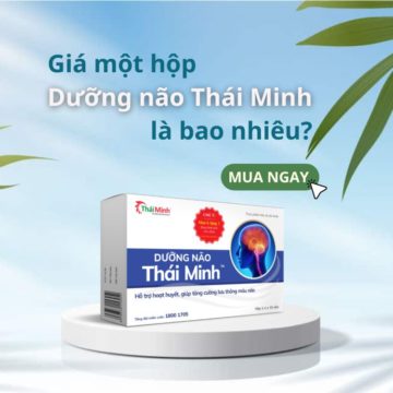 Giá bán 1 hộp Dưỡng não Thái Minh là bao nhiêu?