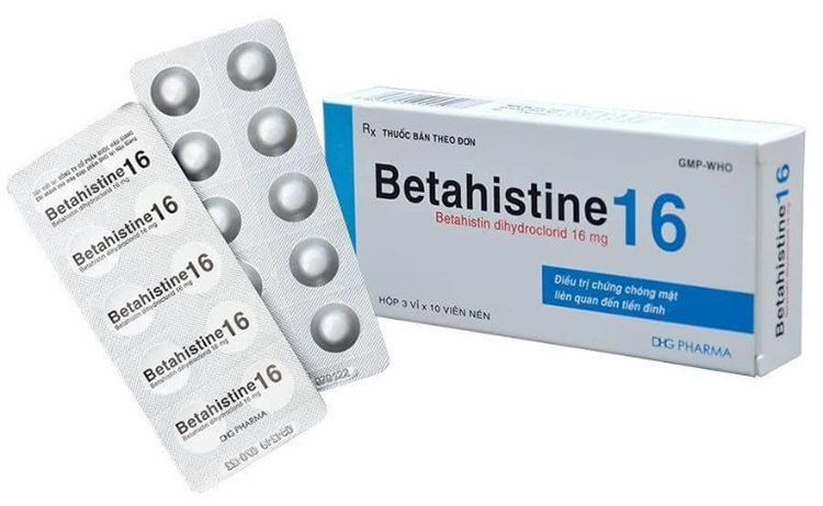 6. Thuốc Betahistine giảm hoa mắt, chóng mặt và buồn nôn 1