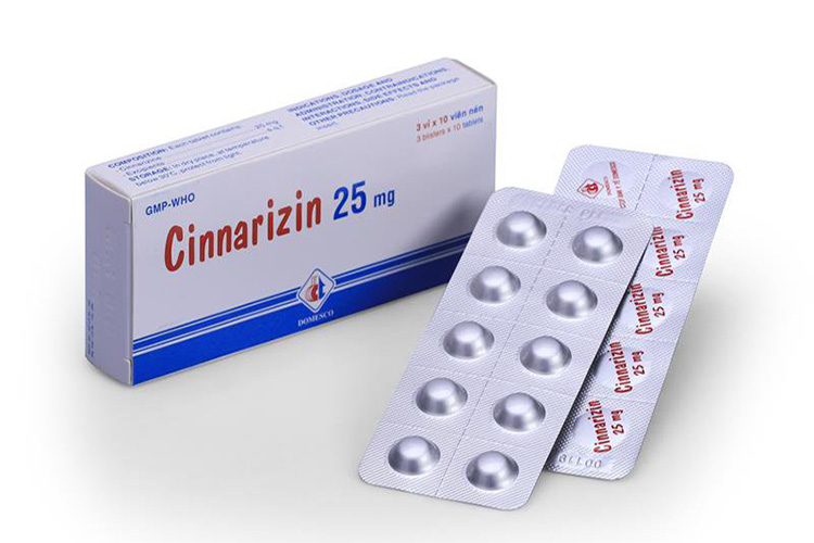 Thuốc giảm đau đầu Cinnarizin 1