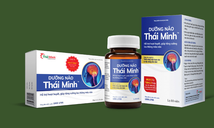 Dưỡng Não Thái Minh - Giải pháp hỗ trợ hoạt huyết, tăng lưu thông máu não 1