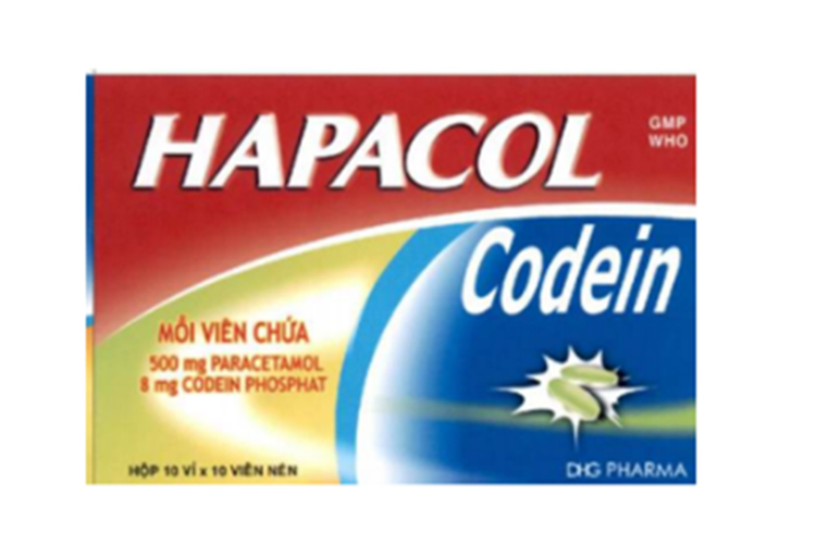 Thuốc uống đau đầu Hapacol Codein 1